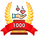 Пользователь получил 1000 очков репутации